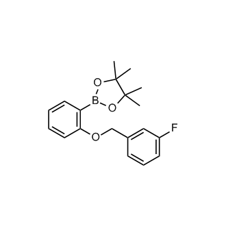 2-(2-((3-Fluorobenzyl)oxy)phenyl)-4,4,5,5-tetramethyl-1,3,2-dioxaborolane