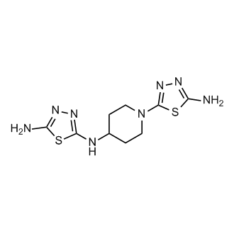 N2-(1-(5-Amino-1,3,4-thiadiazol-2-yl)piperidin-4-yl)-1,3,4-thiadiazole-2,5-diamine