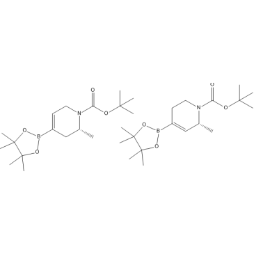 tert-Butyl (R)-2-methyl-4-(4,4,5,5-tetramethyl-1,3,2-dioxaborolan-2-yl)-3,6-dihydropyridine-1(2H)-carboxylate;tert-Butyl (R)-6-methyl-4-(4,4,5,5-tetramethyl-1,3,2-dioxaborolan-2-yl)-3,6-dihydropyridine-1(2H)-carboxylate