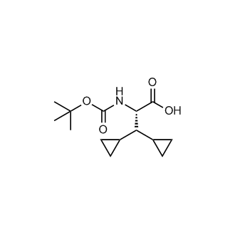 (S)-2-((tert-Butoxycarbonyl)amino)-3,3-dicyclopropylpropanoic acid