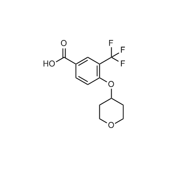 4-((Tetrahydro-2H-pyran-4-yl)oxy)-3-(trifluoromethyl)benzoic acid