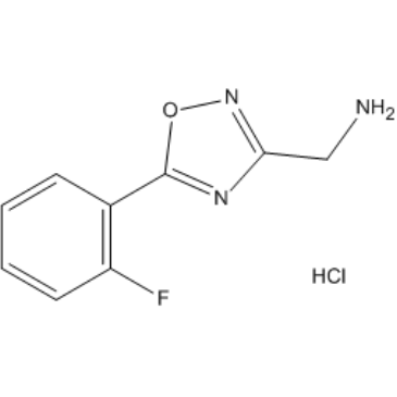 (5-(2-Fluorophenyl)-1,2,4-oxadiazol-3-yl)methanamine hydrochloride