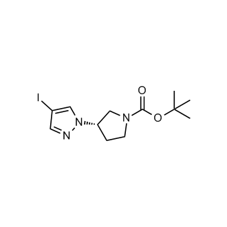 1,1-Dimethylethyl (3S)-3-(4-iodo-1H-pyrazol-1-yl)-1-pyrrolidinecarboxylate