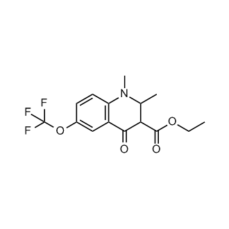 Ethyl 1,2-dimethyl-4-oxo-6-(trifluoromethoxy)-1,2,3,4-tetrahydroquinoline-3-carboxylate