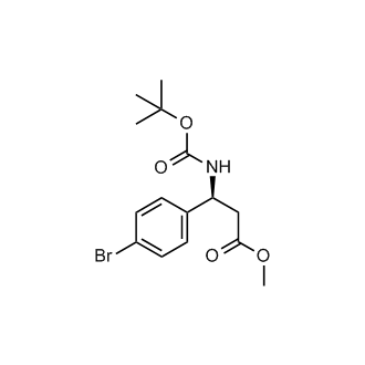 Methyl (S)-3-(4-bromophenyl)-3-((tert-butoxycarbonyl)amino)propanoate
