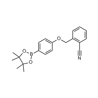 2-((4-(4,4,5,5-Tetramethyl-1,3,2-dioxaborolan-2-yl)phenoxy)methyl)benzonitrile