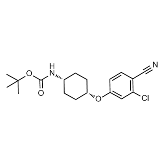 tert-Butyl ((1s,4s)-4-(3-chloro-4-cyanophenoxy)cyclohexyl)carbamate
