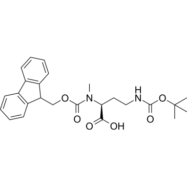 (S)-2-((((9H-fluoren-9-yl)methoxy)carbonyl)(methyl)amino)-4-((tert-butoxycarbonyl)amino)butanoic acid