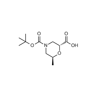 (2R,6S)-4-(tert-butoxycarbonyl)-6-methylmorpholine-2-carboxylic acid