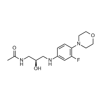(R)-N-(3-((3-fluoro-4-morpholinophenyl)amino)-2-hydroxypropyl)acetamide