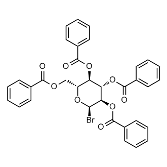 (2R,3R,4S,5R,6R)-2-((Benzoyloxy)methyl)-6-bromotetrahydro-2H-pyran-3,4,5-triyl tribenzoate