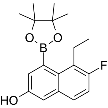 5-Ethyl-6-fluoro-4-(4,4,5,5-tetramethyl-1,3,2-dioxaborolan-2-yl)naphthalen-2-ol