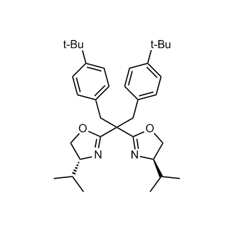 (4R,4'R)-2,2'-(1,3-Bis(4-(tert-butyl)phenyl)propane-2,2-diyl)bis(4-isopropyl-4,5-dihydrooxazole)