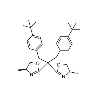 (4S,4'S)-2,2'-(1,3-Bis(4-(tert-butyl)phenyl)propane-2,2-diyl)bis(4-methyl-4,5-dihydrooxazole)