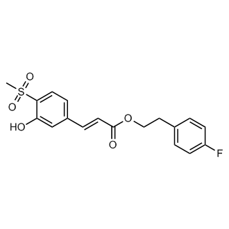 (E)-4-Fluorophenethyl 3-(3-hydroxy-4-(methylsulfonyl)phenyl)acrylate