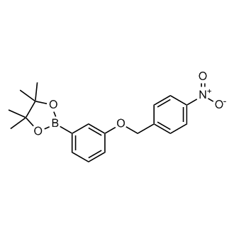 4,4,5,5-Tetramethyl-2-(3-((4-nitrobenzyl)oxy)phenyl)-1,3,2-dioxaborolane