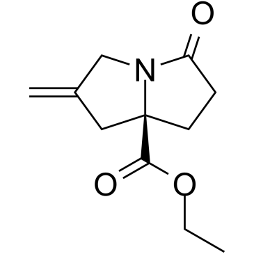 (R)-Ethyl 2-methylene-5-oxohexahydro-1H-pyrrolizine-7a-carboxylate