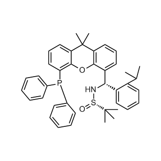 (S)-N-((S)-(5-(Diphenylphosphino)-9,9-dimethyl-9H-xanthen-4-yl)(2-isopropylphenyl)methyl)-2-methylpropane-2-sulfinamide