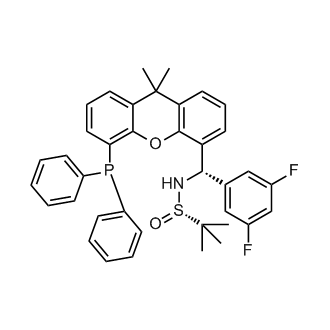 (S)-N-((S)-(3,5-Difluorophenyl)(5-(diphenylphosphino)-9,9-dimethyl-9H-xanthen-4-yl)methyl)-2-methylpropane-2-sulfinamide