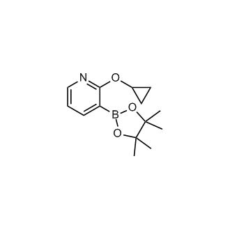 2-Cyclopropoxy-3-(4,4,5,5-tetramethyl-1,3,2-dioxaborolan-2-yl)pyridine
