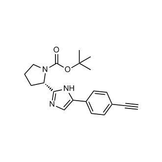 (S)-tert-Butyl 2-(5-(4-ethynylphenyl)-1H-imidazol-2-yl)pyrrolidine-1-carboxylate