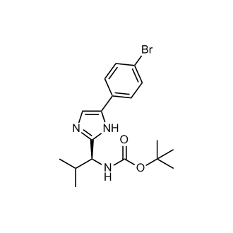 (S)-tert-Butyl (1-(5-(4-bromophenyl)-1H-imidazol-2-yl)-2-methylpropyl)carbamate