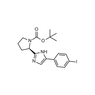 (R)-tert-Butyl 2-(5-(4-iodophenyl)-1H-imidazol-2-yl)pyrrolidine-1-carboxylate