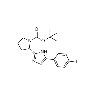 (S)-tert-Butyl 2-(5-(4-iodophenyl)-1H-imidazol-2-yl)pyrrolidine-1-carboxylate