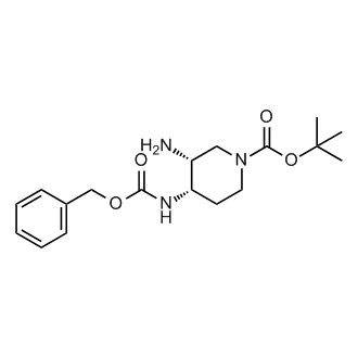 tert-Butyl (3R,4S)-3-amino-4-(((benzyloxy)carbonyl)amino)piperidine-1-carboxylate