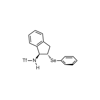 1,1,1-Trifluoro-N-((1S,2S)-2-(phenylselanyl)-2,3-dihydro-1H-inden-1-yl)methanesulfonamide