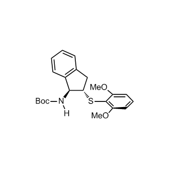 tert-Butyl ((1S,2S)-2-((2,6-dimethoxyphenyl)thio)-2,3-dihydro-1H-inden-1-yl)carbamate