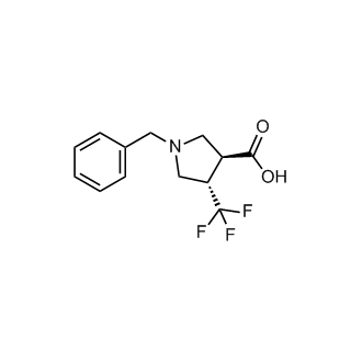 rel-(3S,4S)-1-Benzyl-4-(trifluoromethyl)pyrrolidine-3-carboxylic acid