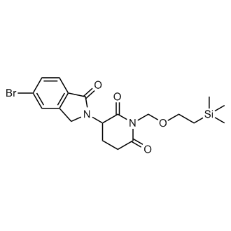 3-(5-Bromo-1-oxoisoindolin-2-yl)-1-((2-(trimethylsilyl)ethoxy)methyl)piperidine-2,6-dione