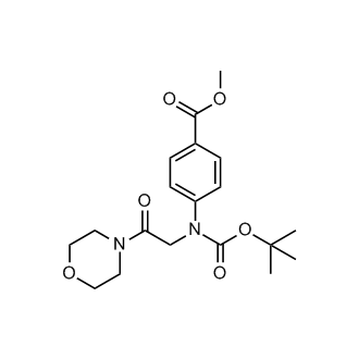 Methyl 4-((tert-butoxycarbonyl)(2-morpholino-2-oxoethyl)amino)benzoate
