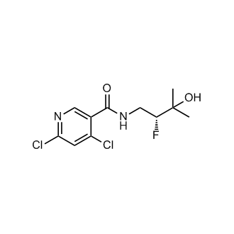 (R)-4,6-Dichloro-N-(2-fluoro-3-hydroxy-3-methylbutyl)nicotinamide
