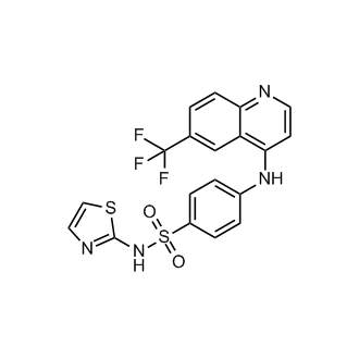 N-(Thiazol-2-yl)-4-((6-(trifluoromethyl)quinolin-4-yl)amino)benzenesulfonamide