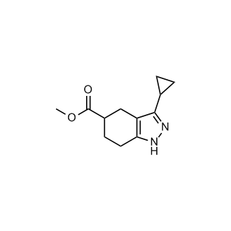 Methyl 3-cyclopropyl-4,5,6,7-tetrahydro-1H-indazole-5-carboxylate