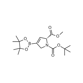 1-(tert-Butyl) 2-methyl (R)-4-(4,4,5,5-tetramethyl-1,3,2-dioxaborolan-2-yl)-2,5-dihydro-1H-pyrrole-1,2-dicarboxylate