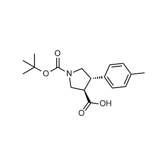 rel-(3R,4S)-1-(tert-Butoxycarbonyl)-4-(p-tolyl)pyrrolidine-3-carboxylic acid
