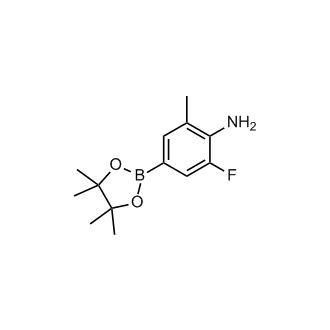 2-Fluoro-6-methyl-4-(4,4,5,5-tetramethyl-1,3,2-dioxaborolan-2-yl)aniline