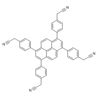 2,2',2'',2'''-(Pyrene-1,3,6,8-tetrayltetrakis(benzene-4,1-diyl))tetraacetonitrile