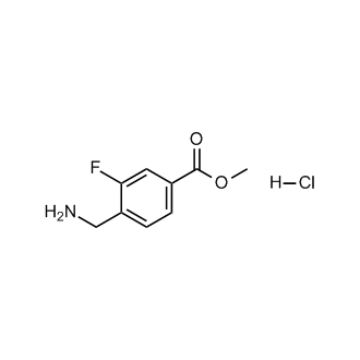Benzoic acid, 4-(aminomethyl)-3-fluoro-, methyl ester, hydrochloride (1:1)