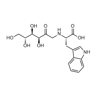 (S)-3-(1H-Indol-3-yl)-2-(((3S,4R,5R)-3,4,5,6-tetrahydroxy-2-oxohexyl)amino)propanoic acid