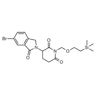 3-(6-Bromo-1-oxoisoindolin-2-yl)-1-((2-(trimethylsilyl)ethoxy)methyl)piperidine-2,6-dione