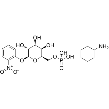 β-D-Galactopyranoside, 2-nitrophenyl, 6-(dihydrogen phosphate), compd. with cyclohexanamine (1:2)