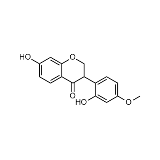 2,3-Dihydro-7-hydroxy-3-(2-hydroxy-4-methoxyphenyl)-4H-1-benzopyran-4-one
