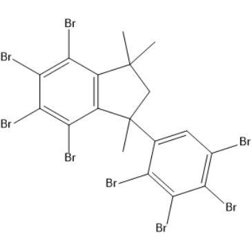 4,5,6,7-Tetrabromo-2,3-dihydro-1,1,3-trimethyl-3-(2,3,4,5-tetrabromophenyl)-1H-indene