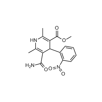 Methyl 5-(aminocarbonyl)-1,4-dihydro-2,6-dimethyl-4-(2-nitrophenyl)-3-pyridinecarboxylate
