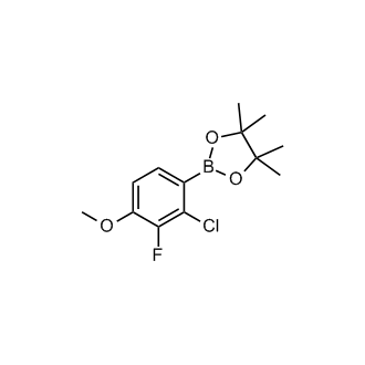 2-(2-Chloro-3-fluoro-4-methoxyphenyl)-4,4,5,5-tetramethyl-1,3,2-dioxaborolane