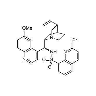 2-Isopropyl-N-((S)-(6-methoxyquinolin-4-yl)((1S,2S,4S,5R)-5-vinylquinuclidin-2-yl)methyl)quinoline-8-sulfonamide